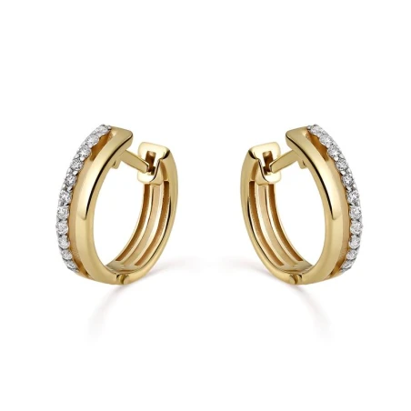 Pendientes Itemporality Lux Aro Oro Amarillo y Diamantes GEA-201-148-UU GEA-401-149-UU