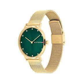 Reloj Tommy Hilfiger PIPPA Dorado y Verde Analógico 1782668 2