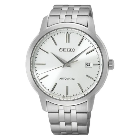 Reloj Seiko Classic Hombre Plateado Automático SRPH85K1