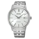 Reloj Seiko Classic Hombre Plateado Automático SRPH85K1