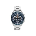 Reloj Seiko Neo Sports Hombre Plateado y Azul Cronógrafo SSB345P1