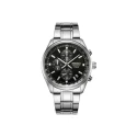 Reloj Seiko Neo Sports Hombre Plateado y Negro Cronógrafo SSB379P1