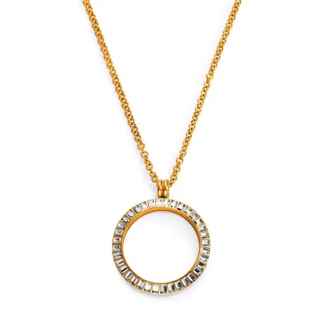 Gargantilla Viceroy Fashion Plaisir Mujer Acero Inoxidable Baño Oro y Circonitas VMPMCD-06