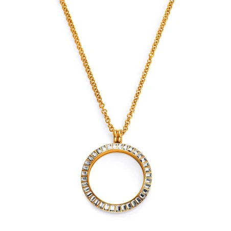 Gargantilla Viceroy Fashion Plaisir Mujer Acero Inoxidable Baño Oro y Circonitas VMPMCD-06