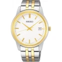 Reloj Seiko Classic Mujer Plateado y Dorado Analógico SUR402P1