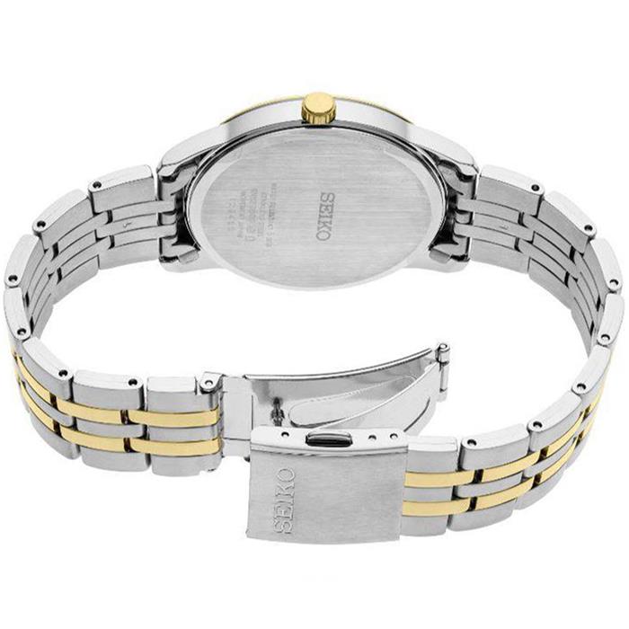 Reloj Seiko Classic Mujer Plateado y Dorado Analógico SUR402P1