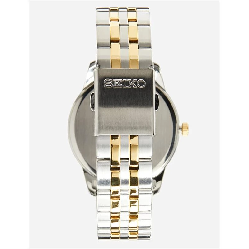 Reloj Seiko Classic Mujer Plateado y Dorado Analógico SUR402P1
