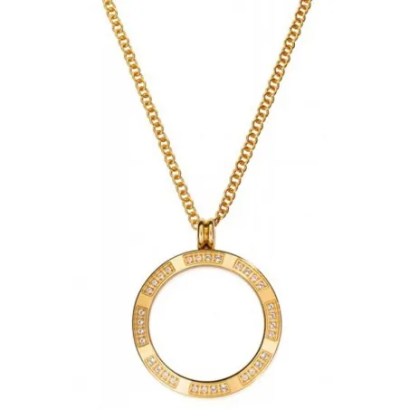 Gargantilla Viceroy Fashion Plaisir Mujer Acero Inoxidable Baño Oro y Circonitas VMPMCR-06