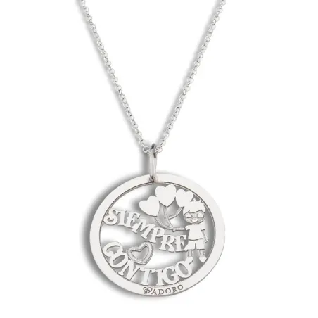 Gargantilla T´Adoro Plata "Siempre Contigo" 14.CO.E5