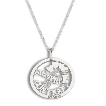 Gargantilla T´Adoro Plata "Siempre Contigo" 14.CO.E5