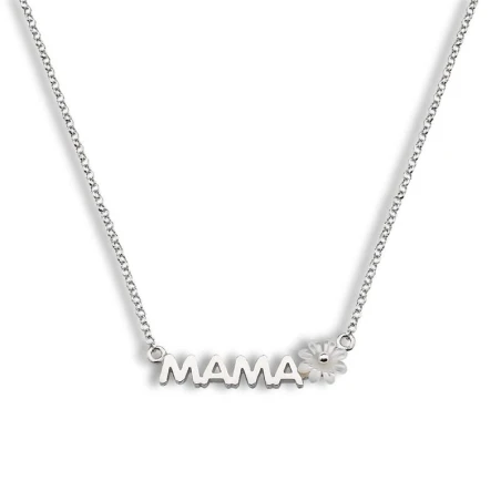 Gargantilla T´Adoro Plata Mamá y Flor Nácar 01.CO.05