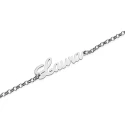 Pulsera T´Adoro Plata Baño Rodio Nombre Personalizado 93.PUL