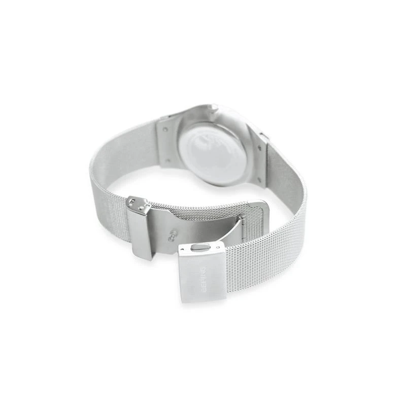 Reloj Bering Classic Hombre Plateado y Azul Analógico 11938-003DD