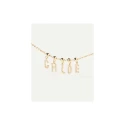 Charm Colgante PdPaola Letra L Plata Baño Oro y Circonitas Blancas CH01-061-U