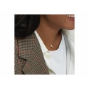 Gargantilla Marina García Lyra Plata Baño Oro y Circonitas Blancas 90798GD