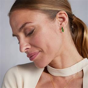 Gargantilla Luxenter Sydi Plata Baño Oro y Circonita Verde NXA345Y1600 2