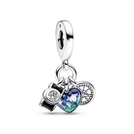 Charm Colgante Pandora Cámara, Corazón & Brújula 792703C01