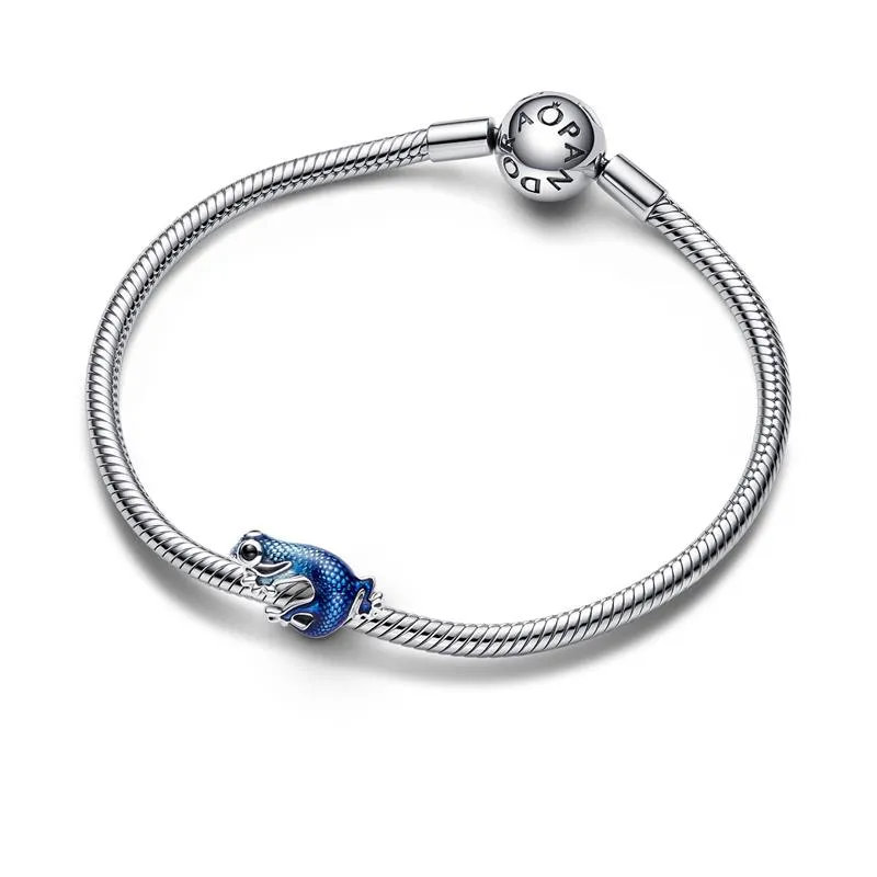 Charm Pandora Geco Azul Metalizado 792701C01