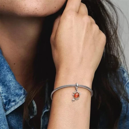 Charm Colgante Pandora Sebastián el Cangrejo de la Sirenita Disney 792694C01