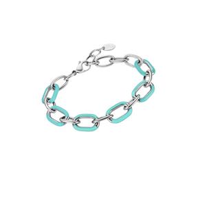 Pulsera Lotus Style Tropical Mujer Acero Inoxidable Turquesa LS2330-2/2
