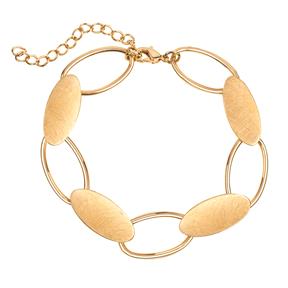 Pulsera Vidal&Vidal Mujer Eslabones Ovalados Baño Oro X9585517