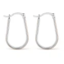 Pendientes Itemporality Aro Ovalado Plata Baño Bicolor SEA-400-372-UU