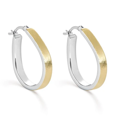 Pendientes Itemporality Gota Plata Baño Bicolor SEA-400-370-UU