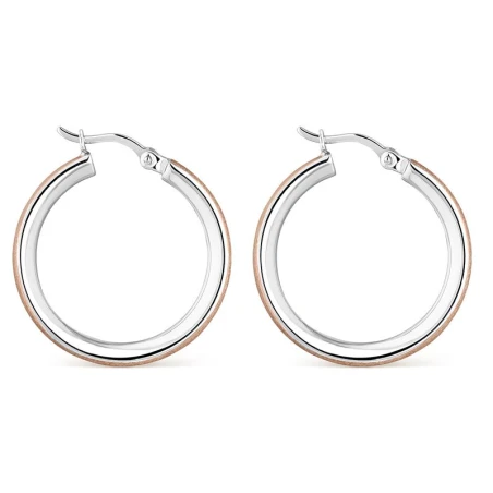 Pendientes Itemporality Aro Plata Baño Bicolor SEA-400-371-UU