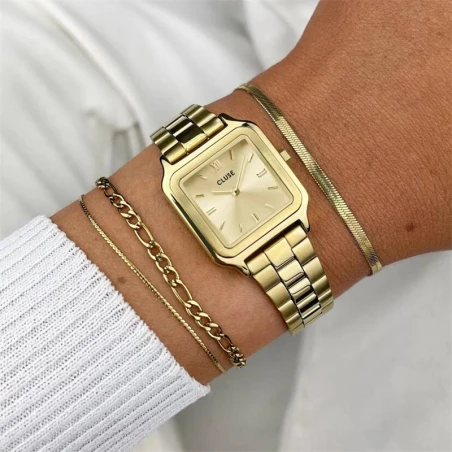 Reloj Cluse Gracieuse Petite Mujer Dorado Analógico CW11802