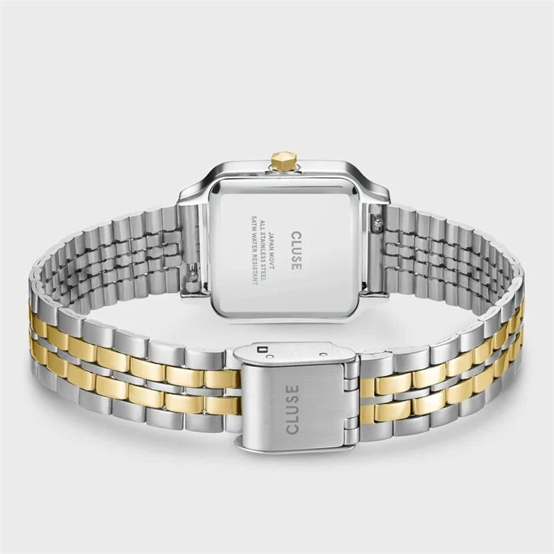 Reloj Cluse Gracieuse Petite Mujer Plateado y Dorado Analógico CW11801