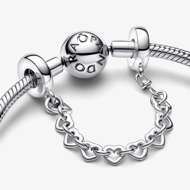 Cadena de Seguridad Pandora Corazones Enlazados 792274C00