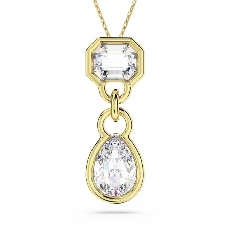 Gargantilla Swarovski Dextera Baño Oro y Cristales Blancos 5663339