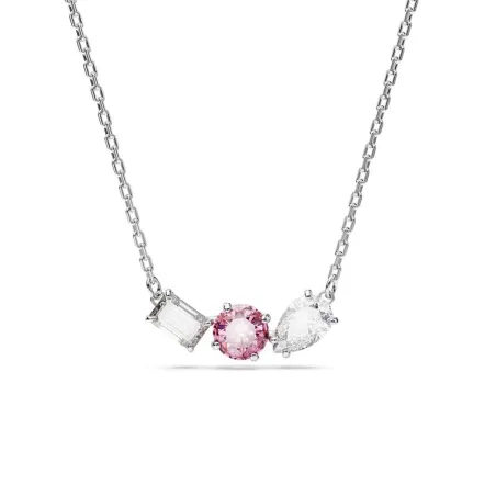 Gargantilla Swarovski Mesmera Baño Rodio y Cristales Blancos y Rosa 5668275