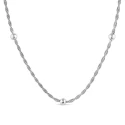 Collar Itemporality Fábula Plata Cadena Retrocida y Esferas SNL-100-124-UU