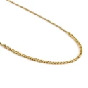 Collar Itemporality Fábula Plata Baño Oro Cadena Serpiente y Eslabones Cubanos SNL-200-111-UU