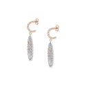 Pendientes Morellato Talismani Árbol de la Vida Acero Inoxidable Plateado y Rosado SAQE12