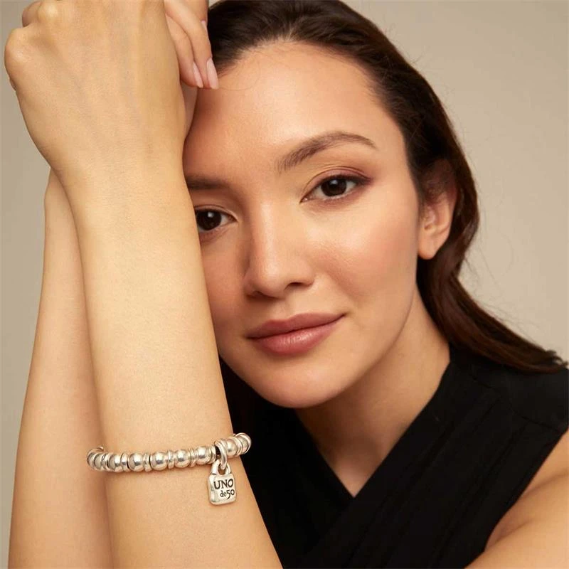 Pulsera UNOde50 Bohemian Baño Plata PUL2368MTL0000M