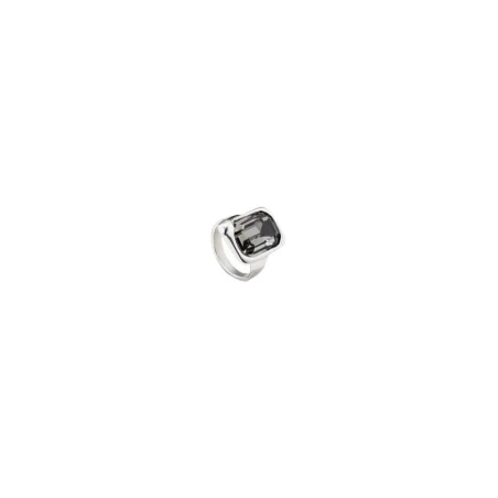 Anillo UNOde50 Unexpected Mujer Baño Plata y Cristal Gris ANI0776MCLMTL