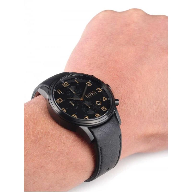 Reloj Boss Aeroliner Negro Hombre Cronógrafo 1513274