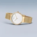 Reloj Bering Classic Mujer Baño Oro Amarillo y Cristales Analógico 14531-330