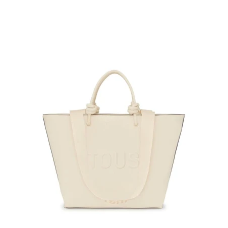 Capazo TOUS La Rue New Beige Mediano 395910094
