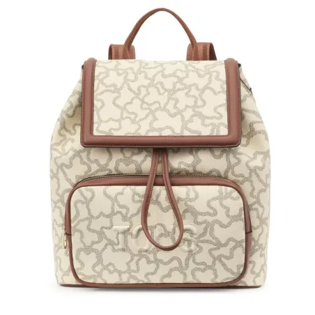 Mochila TOUS Kaos Icon Beige y Gris 395910183