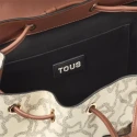 Mochila TOUS Kaos Icon Beige y Gris 395910183