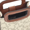 Mini Bolso Pop TOUS Kaos Icon Beige y Gris 395910400
