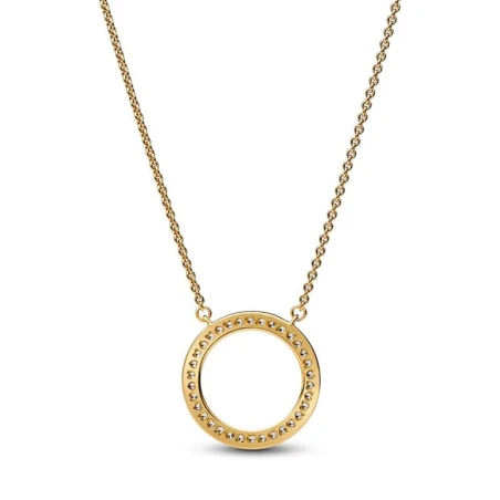 Gargantilla Pandora Signature Aro Pavé & Corazones 362735C01