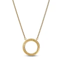 Gargantilla Pandora Signature Aro Pavé & Corazones 362735C01