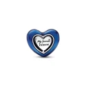 Charm Pandora Corazón Giratorio Azul 792750C01