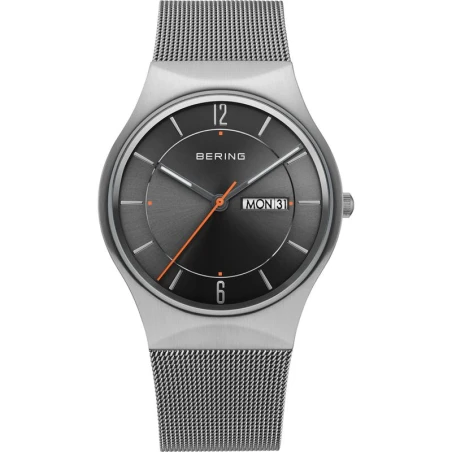 Reloj Bering Classic Hombre Acero Inoxidable Gris Analógico 11938-007DD