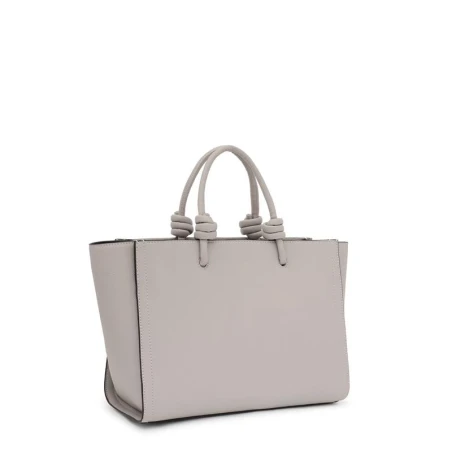 Bolso Shopping Amaya TOUS La Rue New Gris Mediano 395910099