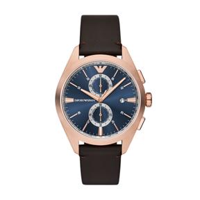 Reloj Emporio Armani Claudio Hombre Rosado Negro y Azul Cronógrafo AR11554